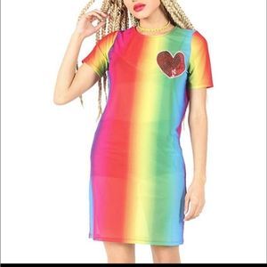 🥰New with tags Iron Fist somewhere mesh dress size L